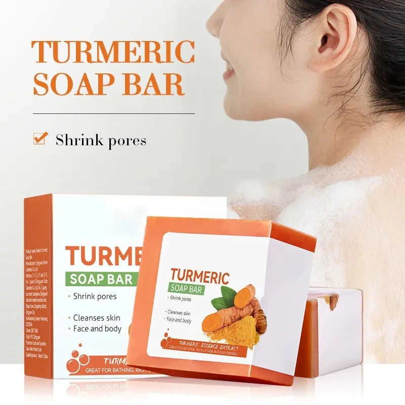 Hand Made Turmeric Soap Natural Skin Brightening Body Cleanser DealNede™