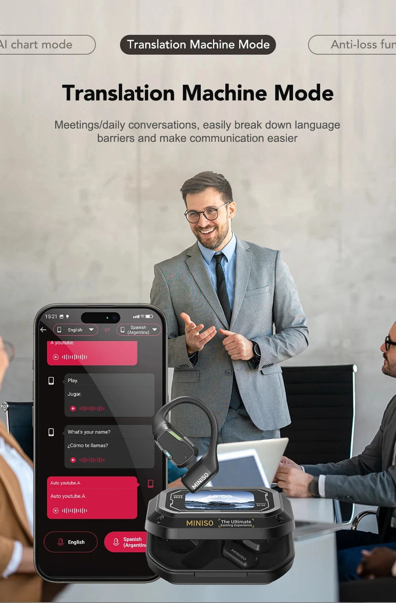 MINISO M98 Translator Earphone AI Wireless Headphones DealNede™