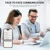 AI Translator Headphones Bluetooth 5.3 144-Language Earbuds DealNede™