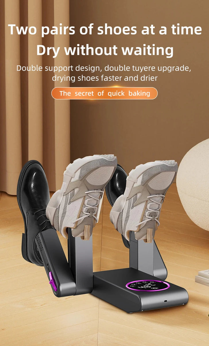 2025 Intelligent Electric Shoe Dryer Timer Adjustable Dryer Quick Drying Deodorizing Sterilizing Shoe Dryer Shoe Warmer Heater DealNede™