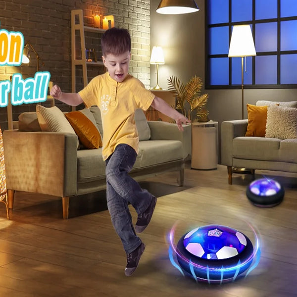 Hover Soccer Ball Kids Toy With Protective Foam Bumper And Colorful LED Lights ForBoys And Girls  (Battery supply)