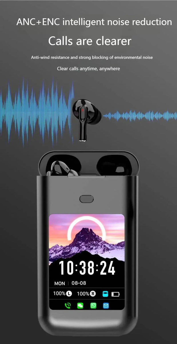 AI Translation Headphones Travel Essentials Bluetooth In-Ear Headset DealNede™