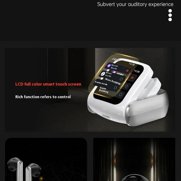 Wireless Headphones with Touch Screen Noise Cancelling Sports Headset DealNede™