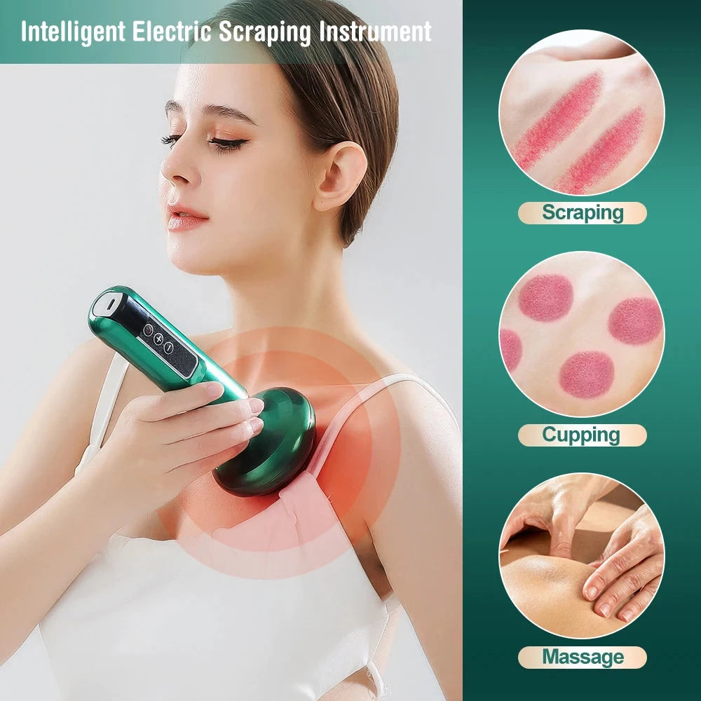 6 Gear Electric Cupping Massager Gua Sha Anti Cellulite Device DealNede™