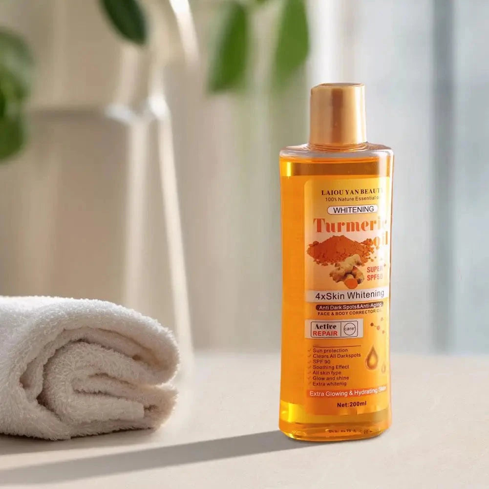 200ml Turmeric Essential Oil for Face & Body Moisturizing Hydration DealNede™