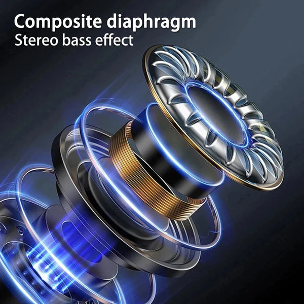 Bluetooth 5.4 Wireless Headset Noise Reduction Sports Earphones DealNede™