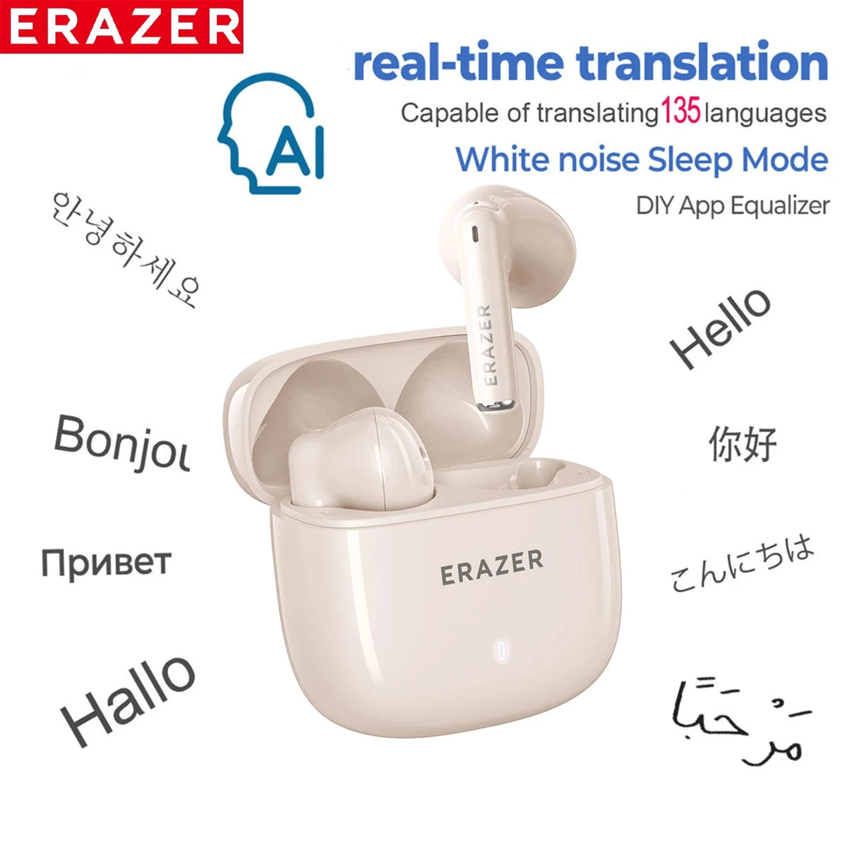 Translator Earphones] Erazer XT92 PRO Real-Time Translator DealNede™