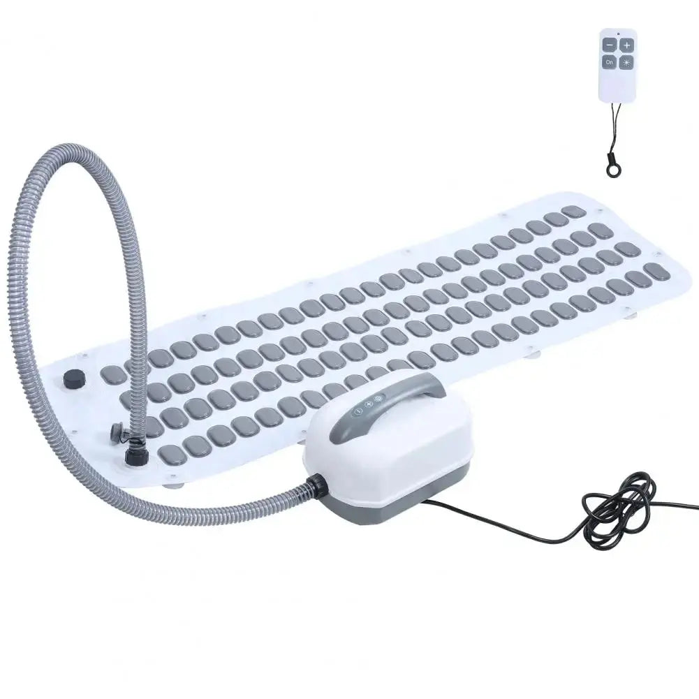 🛁 Home‑Spa Bubble Bath Mat – Electric, Non‑Slip Massage Mat with Remote Control & Pillow DealNede