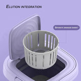 Mini Foldable Washer Portable Washing Machine Spin Dryer Washer For Camping Travel Home Underwear Sock 8L Laundry Cloth Tool DealNede™