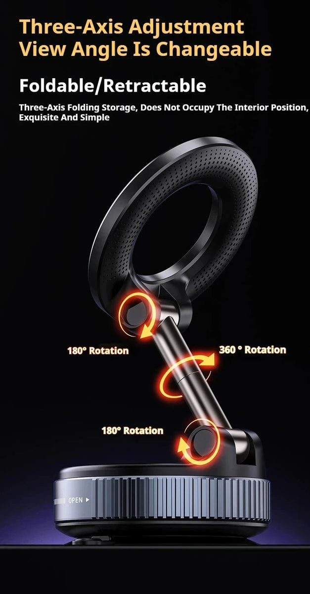 Xiaomi Magsafe Car Phone Holder 360 Rotatable Foldable Mount Stand DealNede™