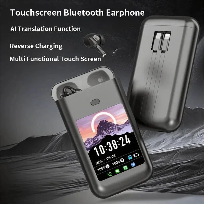 AI Translation Headphones Travel Essentials Bluetooth In-Ear Headset DealNede™