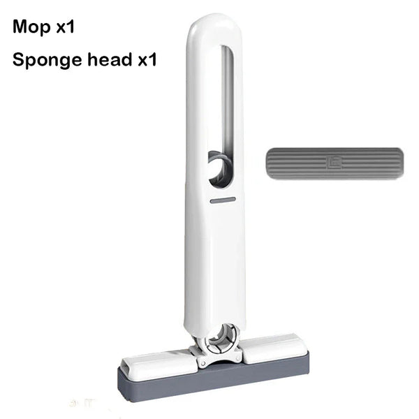 Handheld Mop Multifunctional Small Desktop Mop Handheld Hands-free Washing Sponge Kitchen Hands Free Sponge Absorbs Water Mop DealNede™