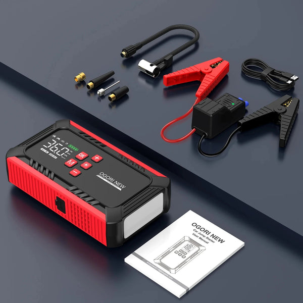 26800mAh Jump Starter with Air Compressor and Power Bank DealNede™