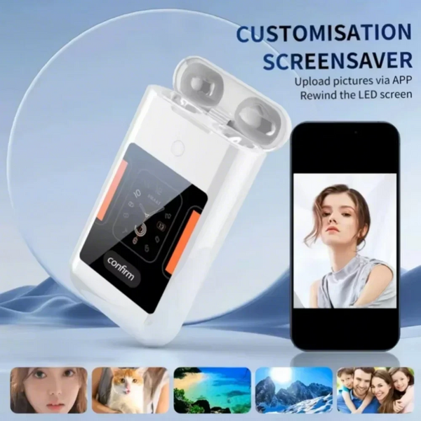In-Ear Bluetooth Wireless Earphone with 2.8" Touch Screen DealNede™