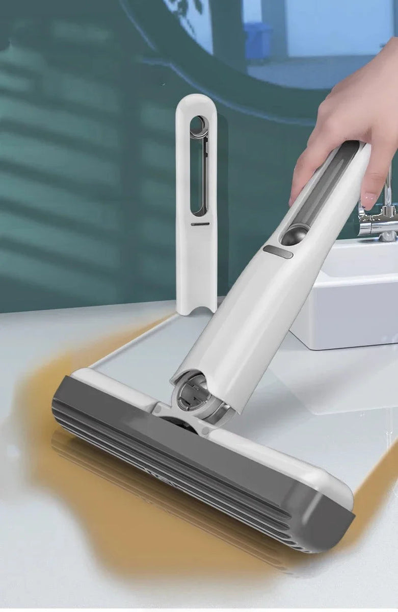 Handheld Mop Multifunctional Small Desktop Mop Handheld Hands-free Washing Sponge Kitchen Hands Free Sponge Absorbs Water Mop DealNede™