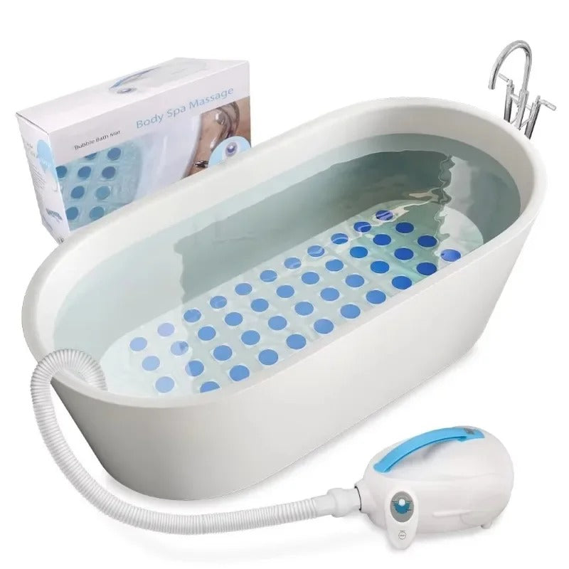 Spa Bubble Bath Mat Luxury Portable Jacuzzi Hydrotherapy Massage DealNede
