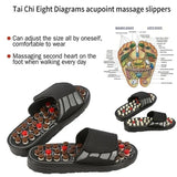 Home women's summer cool slippers indoor home non-slip home couple massage slippers foot acupuncture point foot massage shoes for men DealNede™