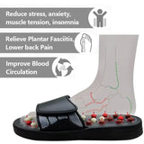 Home women's summer cool slippers indoor home non-slip home couple massage slippers foot acupuncture point foot massage shoes for men DealNede™
