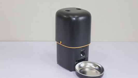 FURPIPI 4L Smart Automatic Cat Feeder with 1080P Camera, 2.4G/5G WiFi, App Control, Two-Way Audio & Stainless Steel Bowl for Cats & Dogs